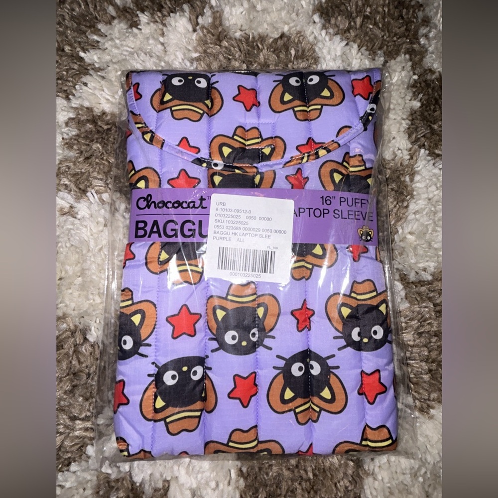 Baggu Chococat Puffy Laptop Sleeve 16”
